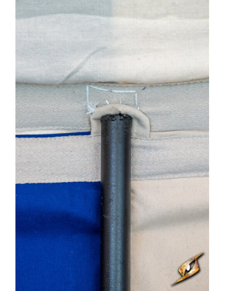 Middeleeuwse partytent, naturelblauw...