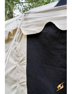Carpa medieval marquesina, natural-negro 4 x 6 mts.... 2
