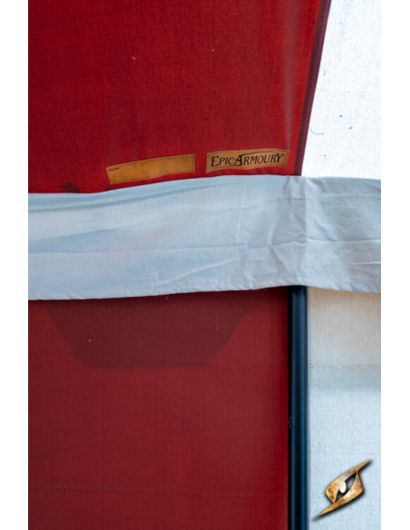 Carpa medieval Pavilion, natural-rojo...