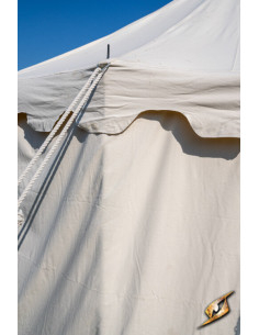 Middelaldertelt, naturligt 5 x 8 meter. (kompakt version) 2