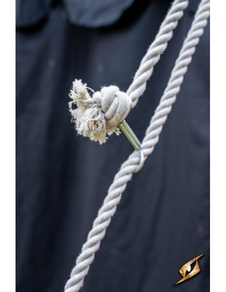 Middeleeuwse partytent, zwart-rood 5...