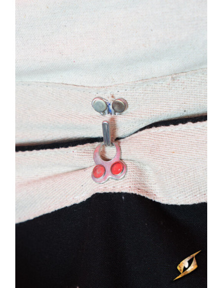 Carpa medieval marquesina, negro-rojo... Carpa medieval marquesina, negro-rojo...