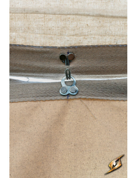 Middeleeuwse partytent, naturel-zwart...