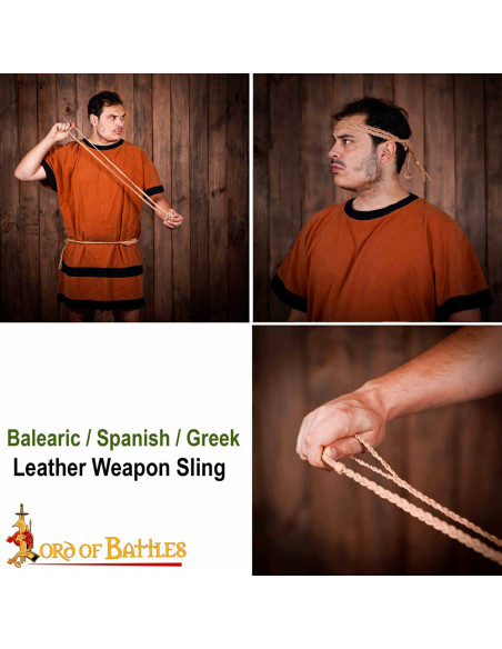 Honda Balear con cordones trenzados