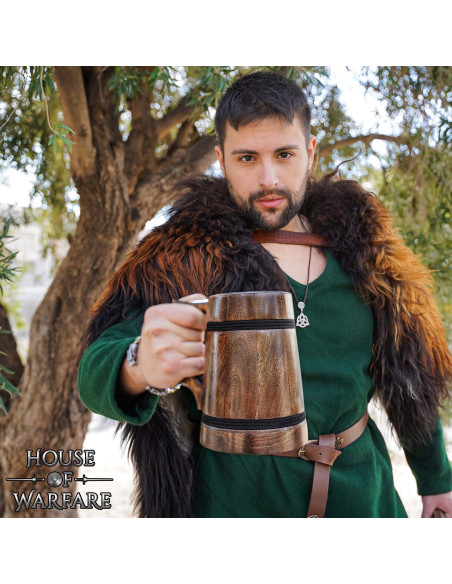 Jarra en acero-madera, Pirata de los... Jarra en acero-madera, Pirata de los...