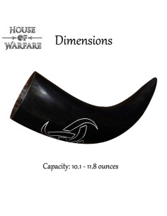 Odins Triple Horn drikkehorn 2