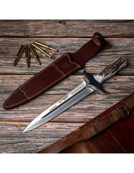 Afslutningsjagtkniv, hjortegevir