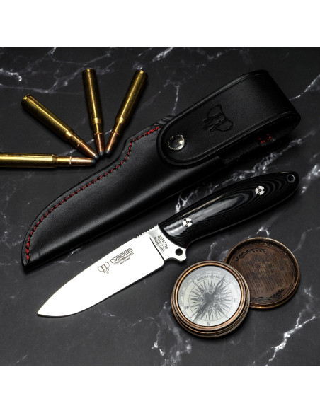 Cudeman Suther jagtkniv, sort micarta... Cudeman Suther jagtkniv, sort micarta...