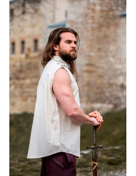 Mittelalterliches ärmelloses Henn-Shirt