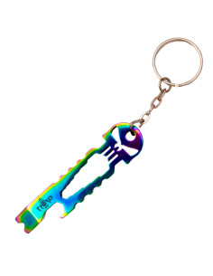 Llavero calavera multiusos Third, rainbow