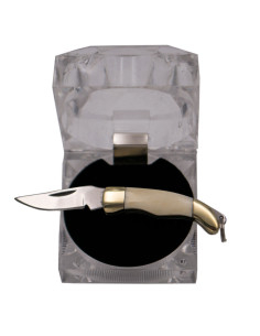 Derde miniatuurmes model N89-4, stalen handvat (7,10 cm.) 2