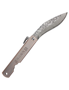 Navaja Third Higonokami N17-12, acero damasco (16,5 cm.)