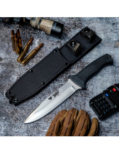 Cuchillo táctico Tornado mango caucho