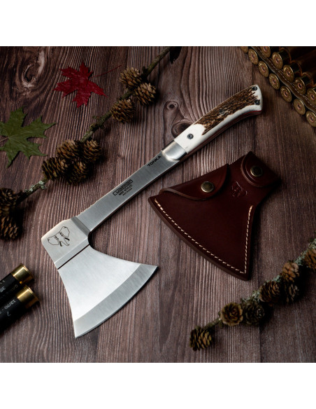 Hjortegevir skaft jagtøkse