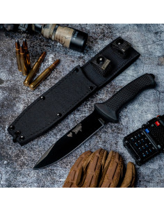 Taktisches Messer Modell Tornado schwarze Klinge