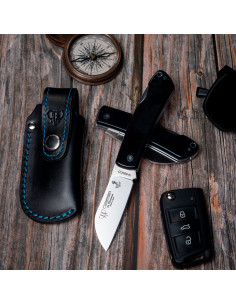 Navaja marinera en micarta con funda
