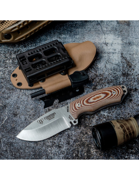 Survivalmes mini groene baret Kydex