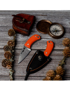 Cuchillo Yoda mango naranja de Cudeman
