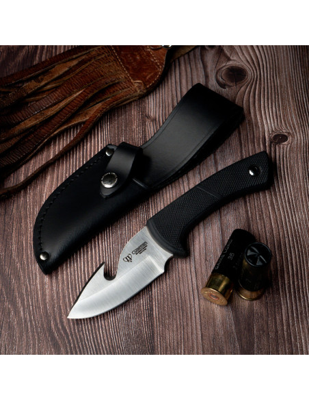 Skindekniv med gummihåndtag (21,5 cm.)