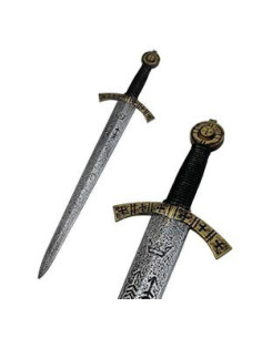 Templarsværd til børn dekoreret med et kors (54 cm.)