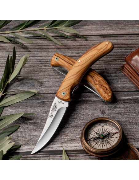 Cudeman Messer Olivengriff, 19 cm.