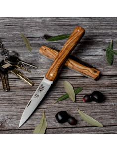 Vendetta-Messer, Olivengriff, Klinge 9 cm.