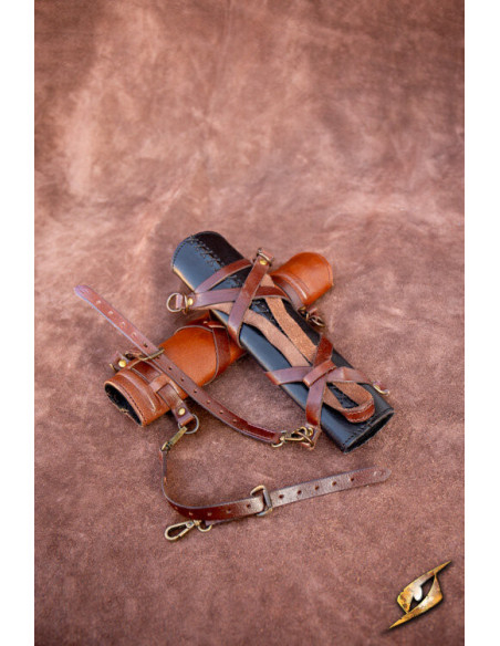 Baldric met middeleeuwse zwaardriem,...