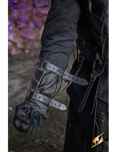 Brazaletes de piel del Guerrero de...