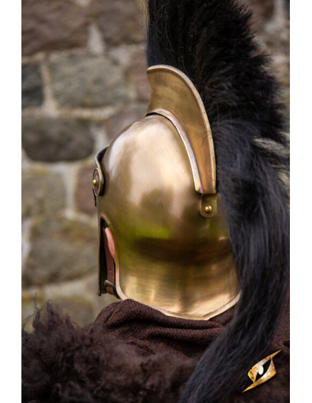 Korinthischer Helm mit Federbusch,...
