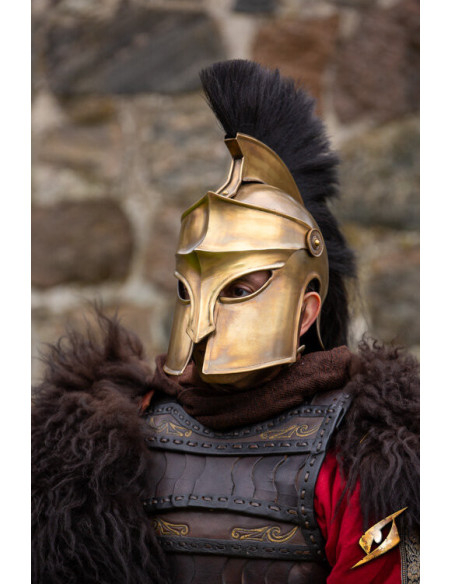 Korinthischer Helm mit Federbusch,...