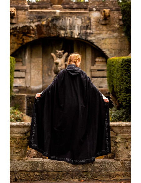 Capa medieval Erna de algodón con...