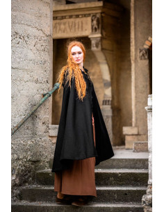 Kurzer mittelalterlicher Umhang für Damen, Modell Marie,...