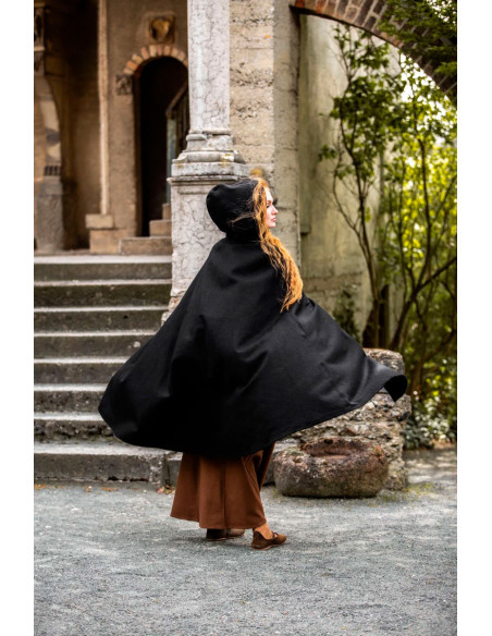 Korte middeleeuwse cape voor dame,...