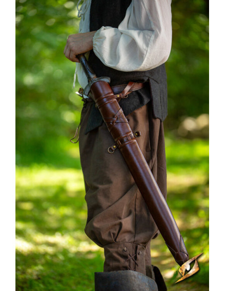 Schwertscheide für Braungürtel (75 cm.)