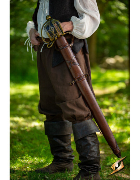 Schwertscheide für Braungürtel (94 cm.)
