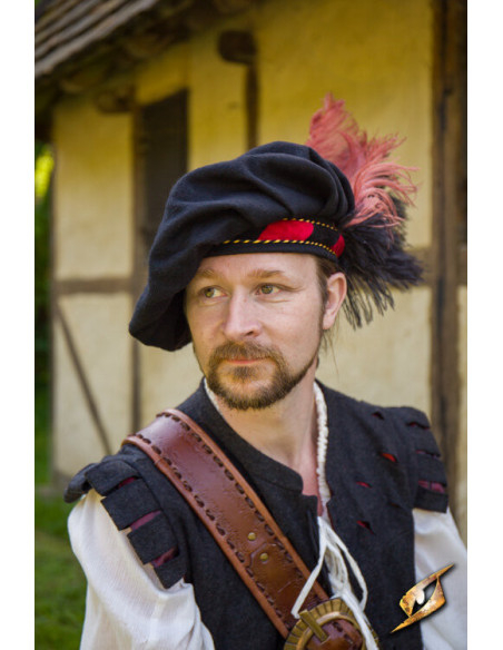 Parlota de juglar medieval en lana,...