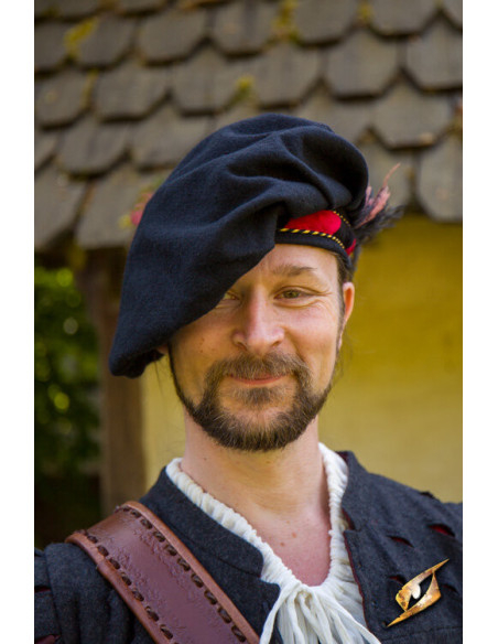 Parlota de juglar medieval en lana,...