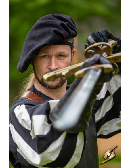 Parlota de juglar medieval en lana,...