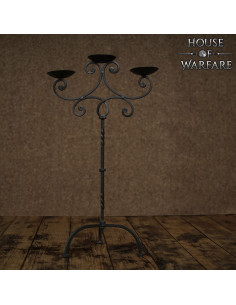 Candelabro de castillo medieval forjado a mano 2