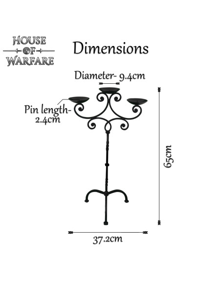 Candelabro de castillo medieval...