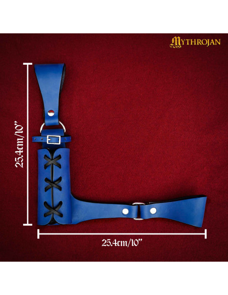 Tahalí medieval en cuero del...