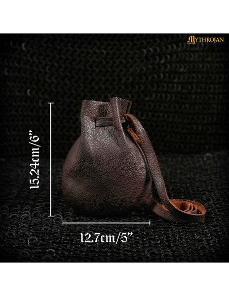 Middeleeuwse leren bedeltas, LARP