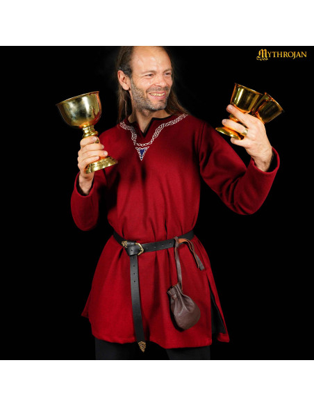 Middeleeuwse leren bedeltas, LARP