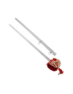 Schots mandzwaard met schede (100,5 cm.)