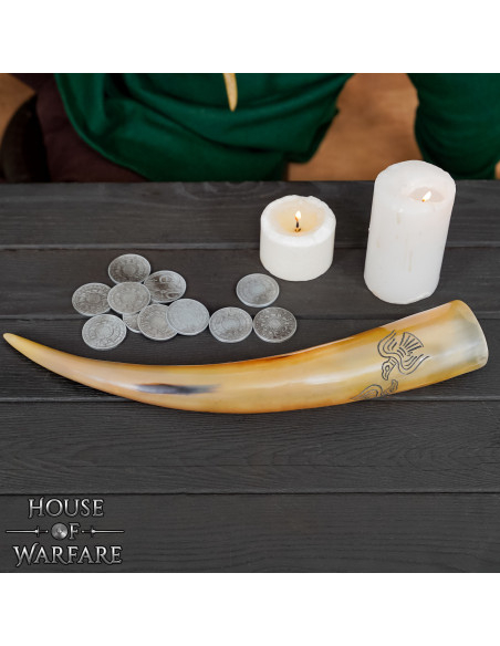 Naturligt drikkehorn Odins Ravne (300...