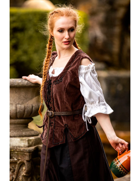 bruin middeleeuws lijfje