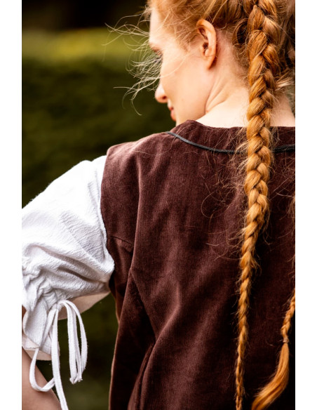 brun middelalderlig overdel