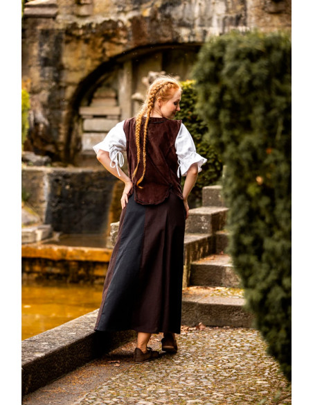 braunes mittelalterliches Mieder