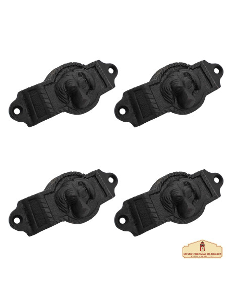 Pack 4 tiradores medievales hierro...