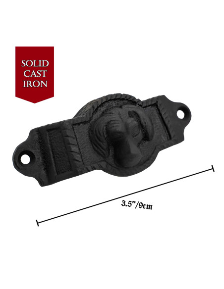 Set van 4 middeleeuwse smeedijzeren...